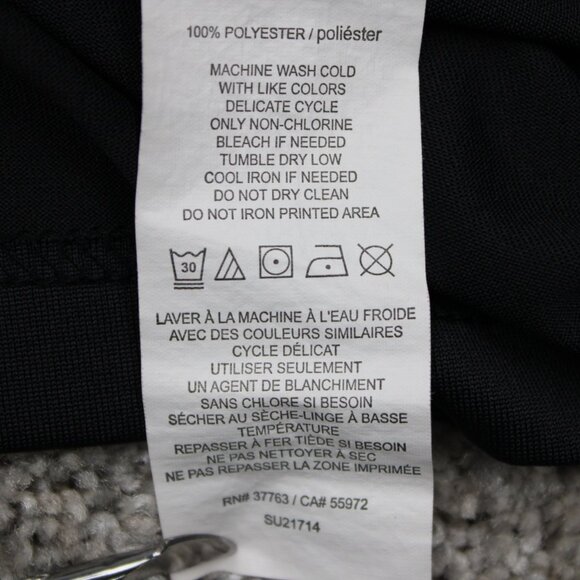 Callaway Opti-Dri Polo Shirt Mens Large Black/Purple Golf Polyester S/S Pullover - Picture 8 of 12